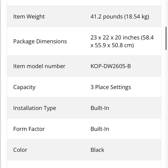 Aikoper counter top dishwasher brand new - Picture 14 of 16